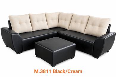 L Shape Sofa M3811 BK