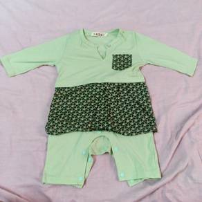 baju melayu instant kids