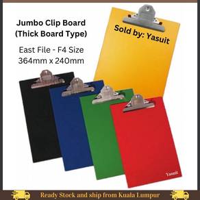 East-File F4 Jumbo Clip Board Model 2496