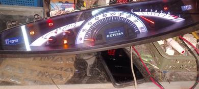 Toyota Estima ACR50 facelift meter putih mid