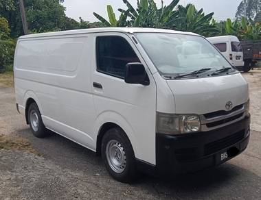 2010 Toyota Hiace 2.5 Panel Van Blh Dpt Kad Diesel