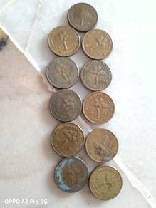 rm 1 old coins malaysia 