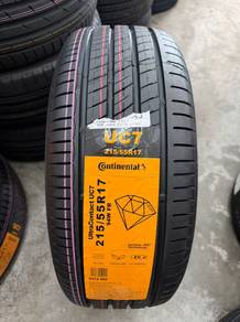 New tyre Continental uc7 215/55/17 tahun 2026
