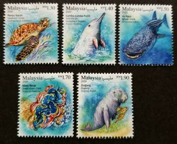 Mint Stamp Iconic Marine Life Malaysia 2020