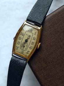 Rolex tonneau Prima cocktail watch 9k 1920s