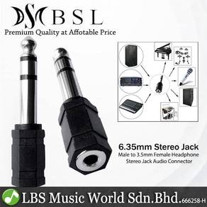 BSL 6.35mm Male To 3.5mm Femal