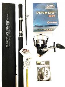 Alpine ultimate reel combo seahawk deep runner jig