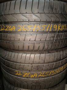2nd Tyre 265/35/19 Pirelli Pzero 2022 75%