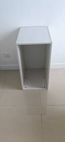 White Storage Shelf Unit - 80cm Height