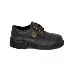 Safety Shoe Black Hammer Men Low Brown Lace BH4602