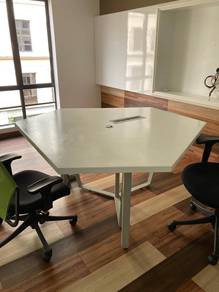 6-Seater Hexagon Conference Room Meeting Table