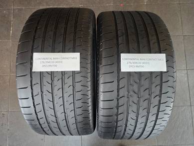 2pcs CONTINENTAL MAX CONTACT MC6 TYRES 275 35 20