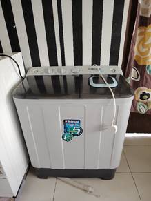 semi auto washer used