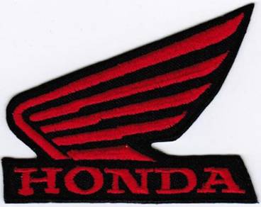 Honda Motorcycle Wing #RTB Racing Badge Patch