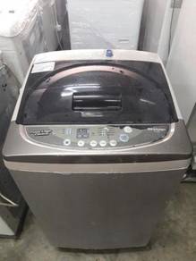 Mesin Basuh Auto Sharp Machine Grey Color Washing
