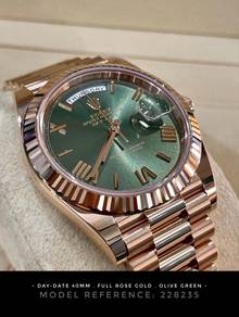 Rolex Day-Date 40 228235 Olive Green 2024 full set