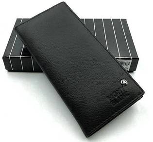 Montblanc Genuine Leather Men's Long Wallet