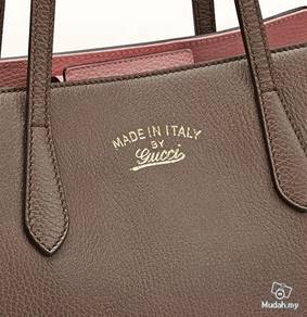 Gucci swing leather tote bag