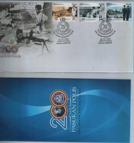 First Day Cover 200 Years Police Malaysia 2007