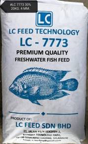 LC 7773 Freshwater Fish Feed 20kg Makanan Ikan