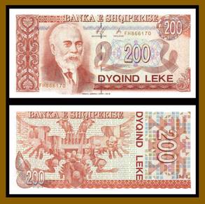Albania Banknote 200 leke 1996 - Pick 59  unc