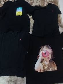 t shirts black 4 pcs 