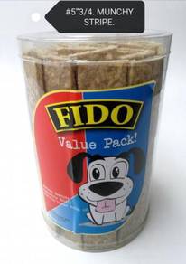 Fido Munchy Stripe 550gram Dog Treat Snack Food
