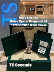 Rolex Oyster Perpetual OP31 177200 2016 Grape