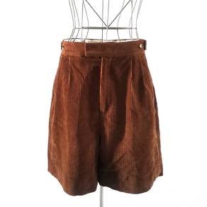 GUCCI corduroy high waisted brown shorts