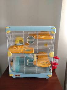 Multi-level Hamster Cage with accessories