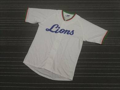 LIONS PUTIH LINING MERAH HIJAU baseball jerseys si