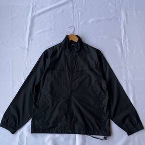 adidas black windbreaker