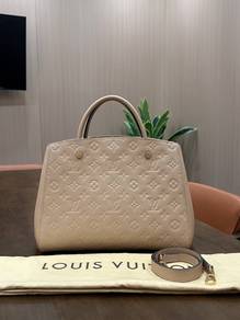 Louis Vuitton MM Montaigne In Dune Empreinte