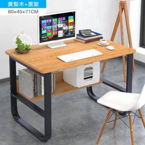 Brown Table meja pejabat office desk wooden 1
