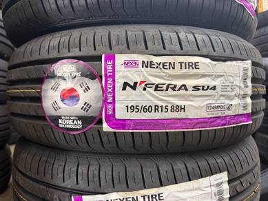 195/60/15 —Tayar new - Nexen Su4 year2026
