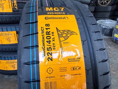 tayar baru 225 40 18 continental mc7 2026 new tyre