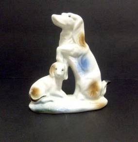 1980s Vintage Porcelain Dog - Pointer - 4.5 inches