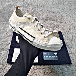 Dior Oblique Logo White Sneakers