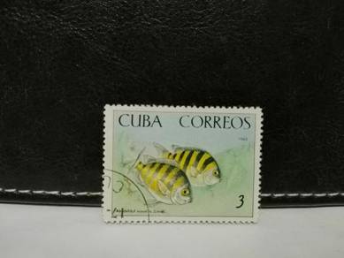 1965 Cuba Stamp Fish