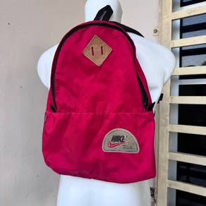 vintage 80's-90's Nike backpack red nylon