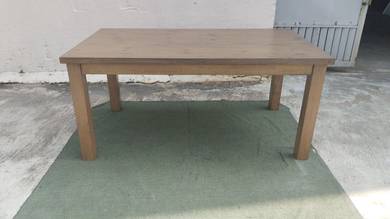 TM45E NEW Meja Makan Kayu Solid Wood Dining Table