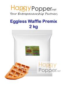 Tepung Waffle Crispy Eggless Premix Mix Powder 2kg