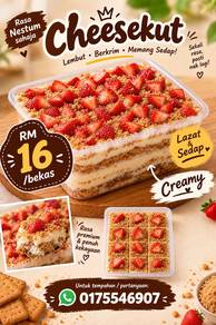 cheesekut strawberry homemade