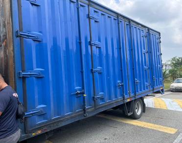 Bonded kontena box 21.5feet untuk dijual