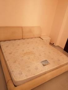 King Size Bed Frame with Mattress