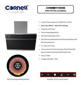 New CORNELL Chimney Hood CMH-PE75SC 5d1nv1