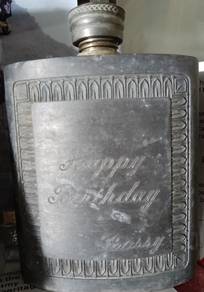 Pewter Vintage hip flask