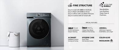 TOSHIBA TWD-T21BU115UWM Washer Dryer 10.5kg 7kg o1