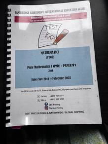 MATHEMATICS (9709) Pure Mathematics 1 (PAPER 1)