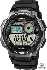 Watch - Casio Aircraft Map AE1000WB - ORIGINAL